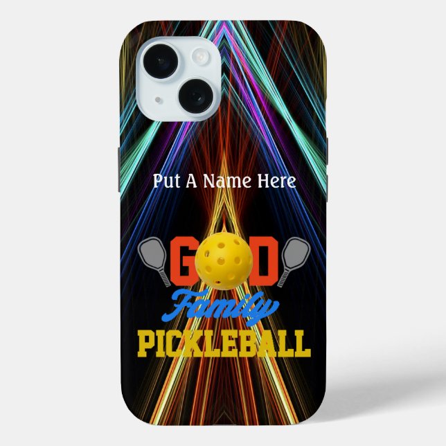 Pickleball Player/Fan personalize Case-Mate iPhone Case (Back)