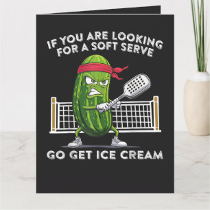Pickleball Player Funny Card