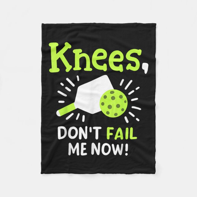 Pickleball Player Funny  Fleece Blanket (Front)