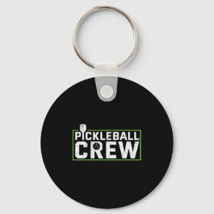 Pickleball player funny pickle ball pickleball cre keychain