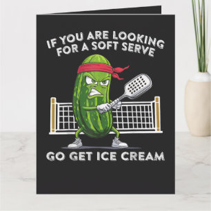 Pickleball Player Funny Thank You Card