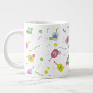 Pickleball Player Gift for Her Pink Specialty Mug