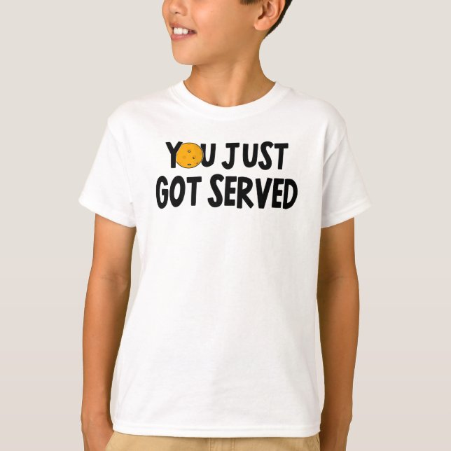 Pickleball Player Hobby Pickleball Saying Funny T-Shirt (Front)