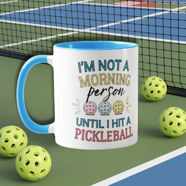 Pickleball player morning person pickleballers mug (Creator Uploaded)