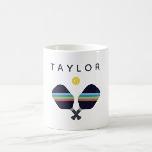 Pickleball Player Personalized Name Coffee Mug