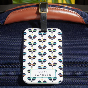 Pickleball Player Personalized Name Luggage Tag