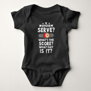 Pickleball Player -  Pickle Ball Athlete Hobby Baby Bodysuit
