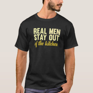 Pickleball Player Pun Real Men Stay Out Of The Kit T-Shirt