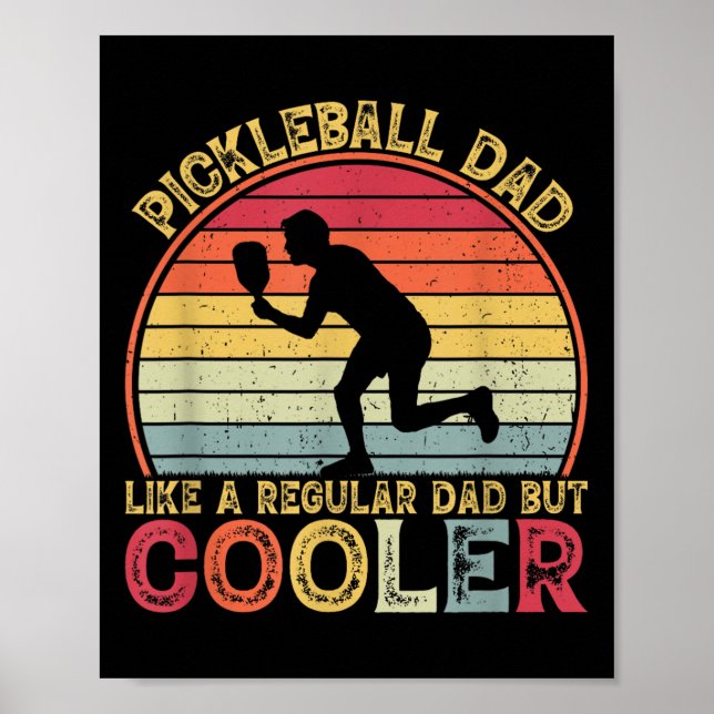 Pickleball Player Quote Funny Pickleball Lover Gra Poster (Front)