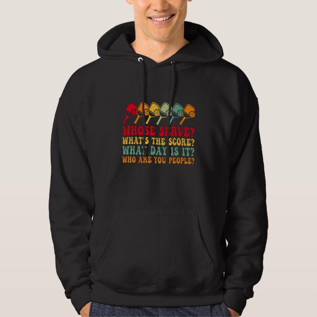 Pickleball Player Tees Whose Serve Pickleball Team (Front)