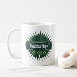 Pickleball Players Coffee or Tea Modern Retro Mug