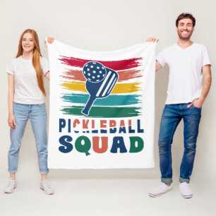Pickleball Players Gift Idea Fleece Blanket