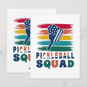 Pickleball Players Gift Idea Holiday Card