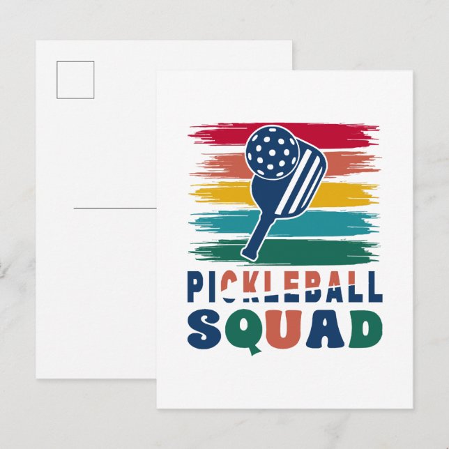 Pickleball Players Gift Idea Invitation Postcard (Front/Back)