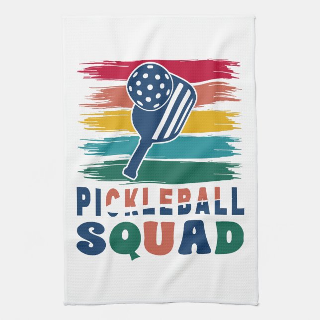 Pickleball Players Gift Idea Kitchen Towel (Vertical)