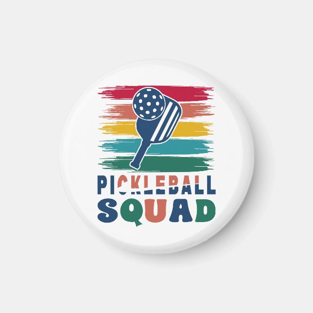 Pickleball Players Gift Idea Magnet (Front)