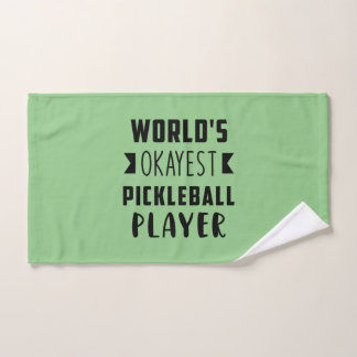 Pickleball Player's Humourous Hand Towel