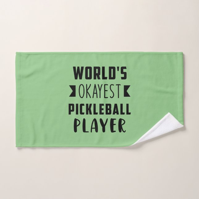 Pickleball Player's Humourous Hand Towel (Hand Towel)