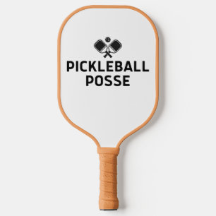 Pickleball Posse Funny Pickleball Paddle
