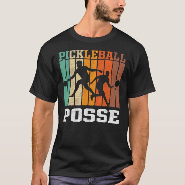Pickleball Posse  Pickleball 10 T-Shirt (Front)