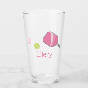 Pickleball Preppy Tumbler en verre personnalisé