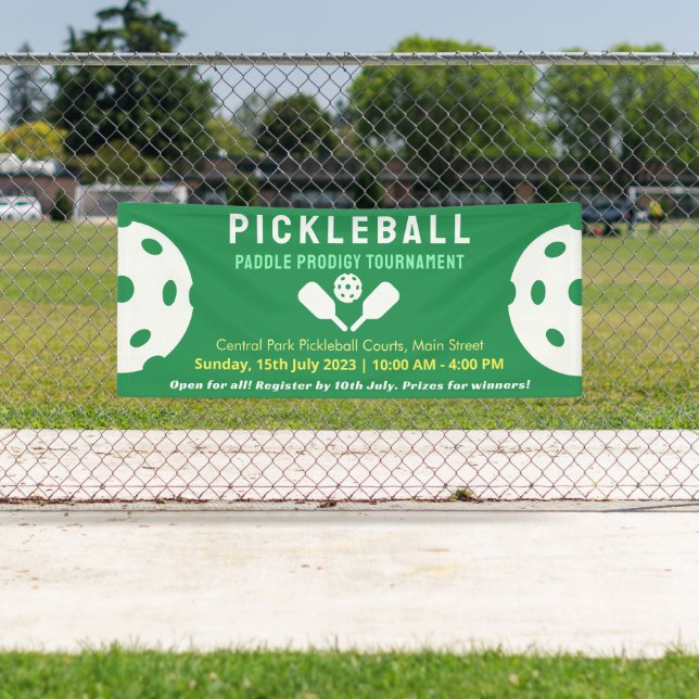 Pickleball Pro Blue Court Classic Tournament  Banner (Insitu)