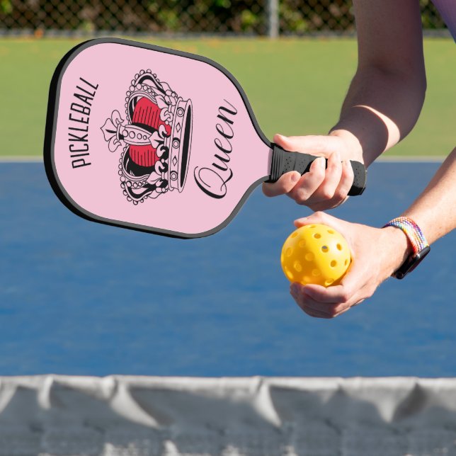 Pickleball Queen Crown Pink Personalized  Paddle (Insitu)
