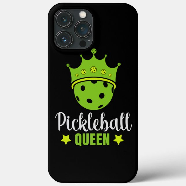 Pickleball Queen Funny Pickle Ball Queen  Case-Mate iPhone Case (Back)