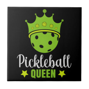Pickleball Queen Funny Pickle Ball Queen  Tile