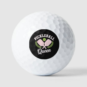 Pickleball Queen Funny Pickleball Player Golf Balls