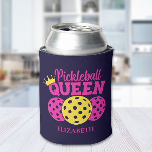 Pickleball Queen, Gift for Pickleball Lover Can Cooler