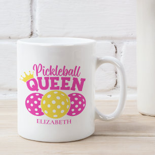 Pickleball Queen, Gift for Pickleball Lover Coffee Mug