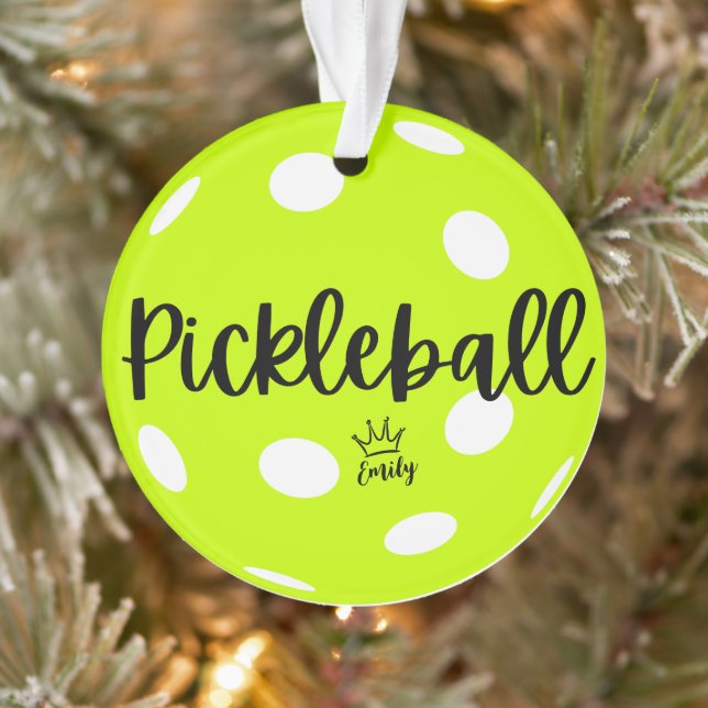  pickleball queen,personalized pickleball gifts ornament (Tree)