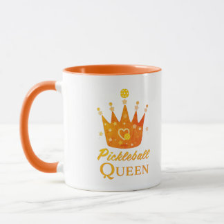 Pickleball Queen Vintage 1970's Style Mug