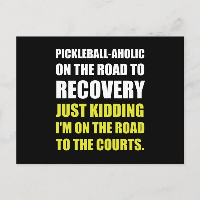 Pickleball Raod To Rocvery Courts Postcard (Front)