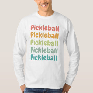 Pickleball Retro Pickleball Player T-Shirt