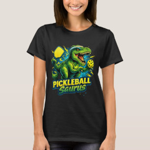 Pickleball rex dinosaur funny pickleball player T-Shirt