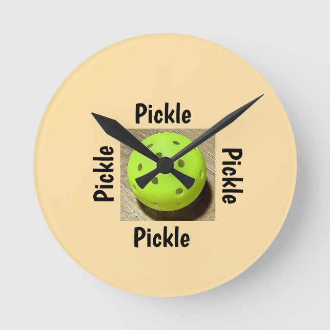 Pickleball  round clock (Front)