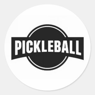 Pickleball  round stickers