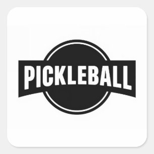 Pickleball  round stickers