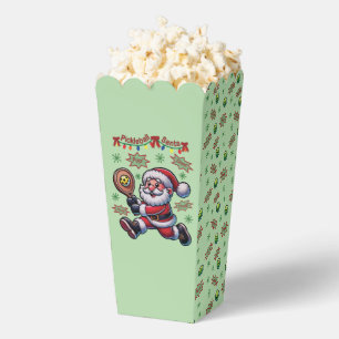 Pickleball Santa Claus Christmas Favor Box
