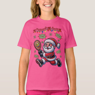 Pickleball Santa Claus Christmas T-Shirt