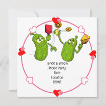 Pickleball Save the date Wedding Funny invitation