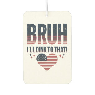Pickleball Saying Bruh Pickleball Player Air Freshener
