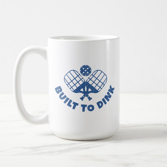 Pickleball Saying Funny Coffee Mug (Left)