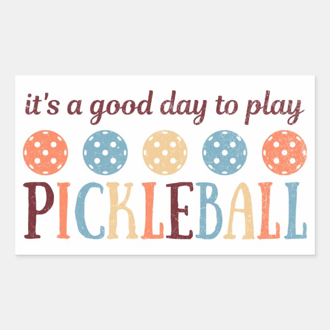 Pickleball Saying Funny Quote Sticker (Front)