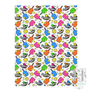Pickleball Scrapbook Paper