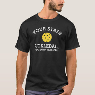 Pickleball Shirt Custom State City Club Partner