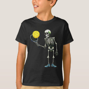 Pickleball Skeleton Tee Halloween Costume Pickleba