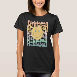 Pickleball  smile humor new pickleballer new retro T-Shirt